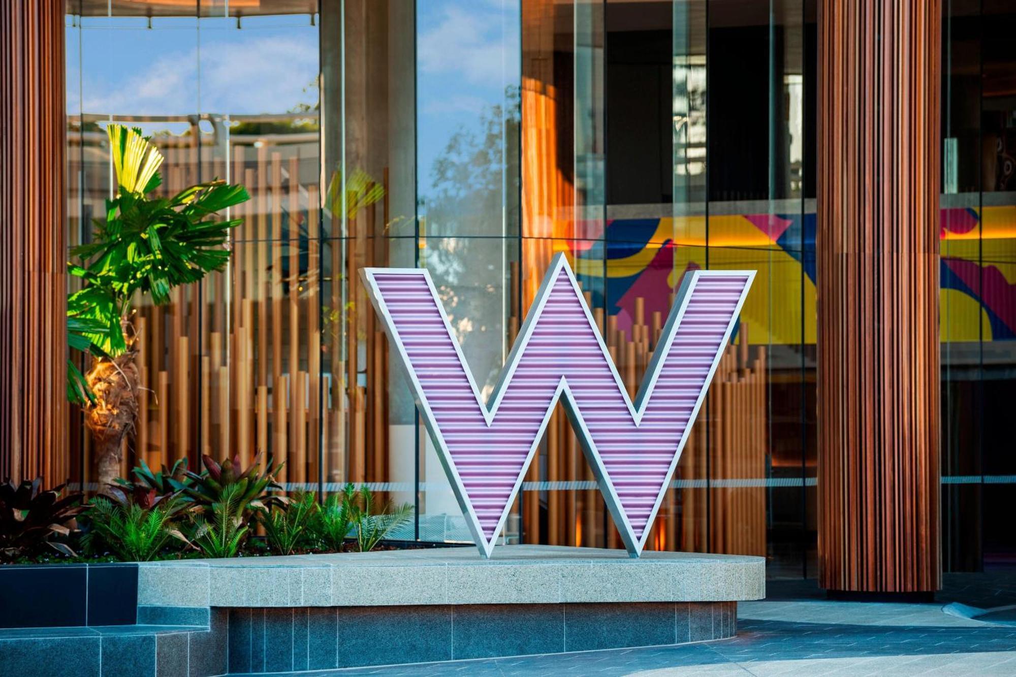 W Brisbane Hotel Exterior photo W Hotel logo